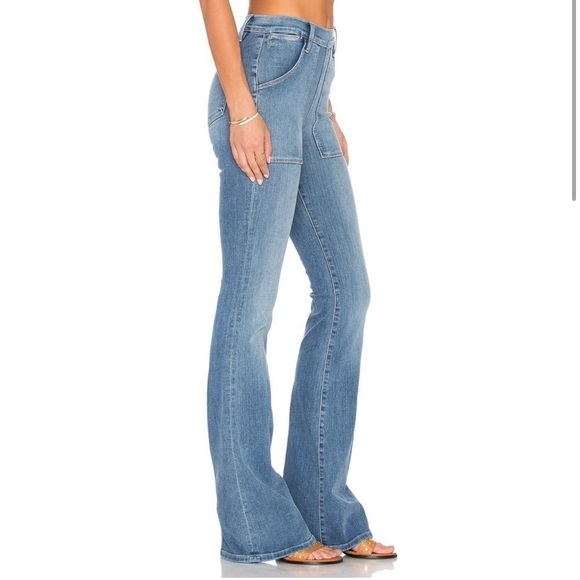 Frame Denim Le Flare De Francoise Jean Size 28 Sunnyslope Flare High Rise LFF899 - Picture 3 of 16